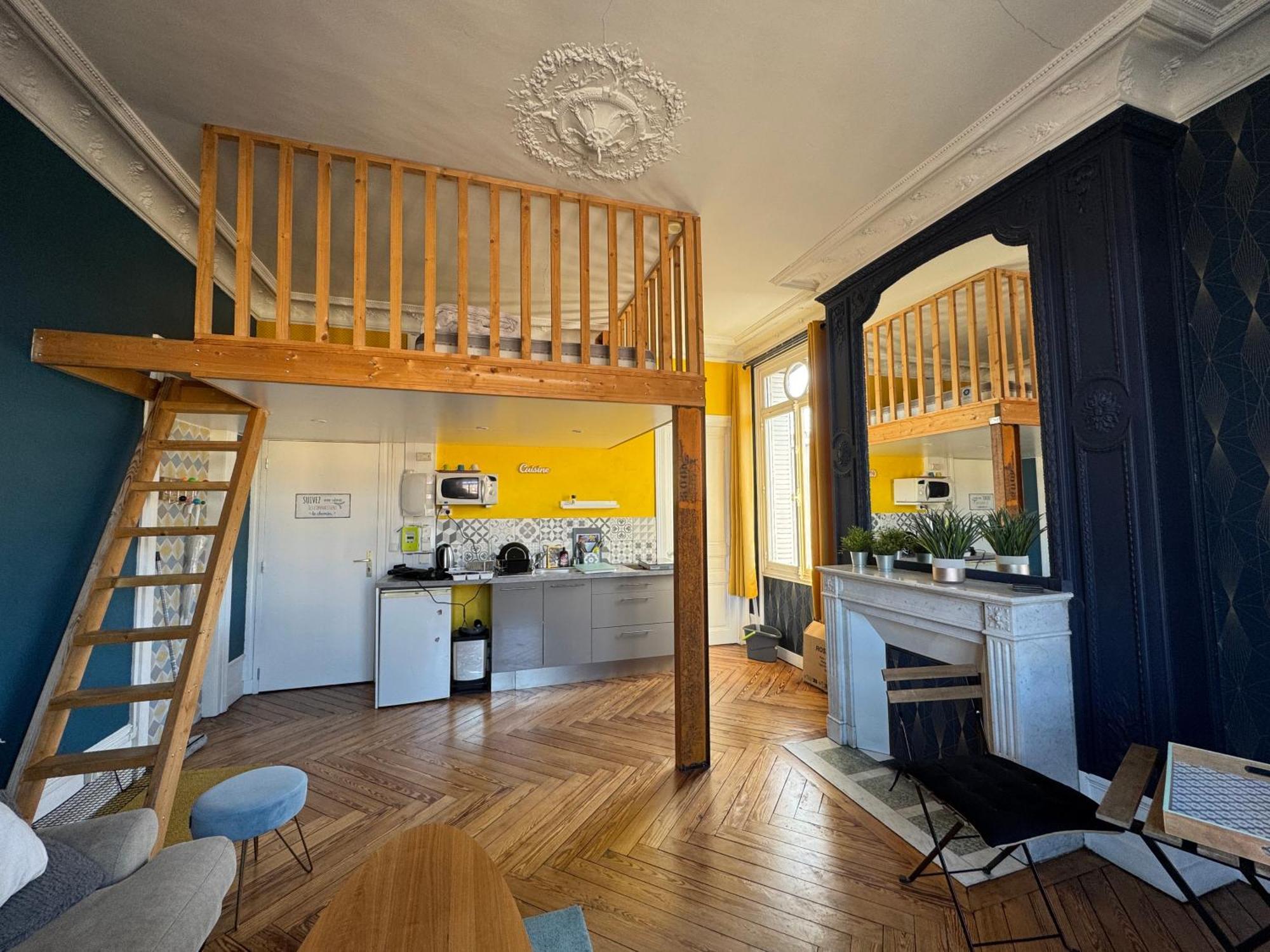 Studio A Rouen Avec Mezzanine Bagian luar foto